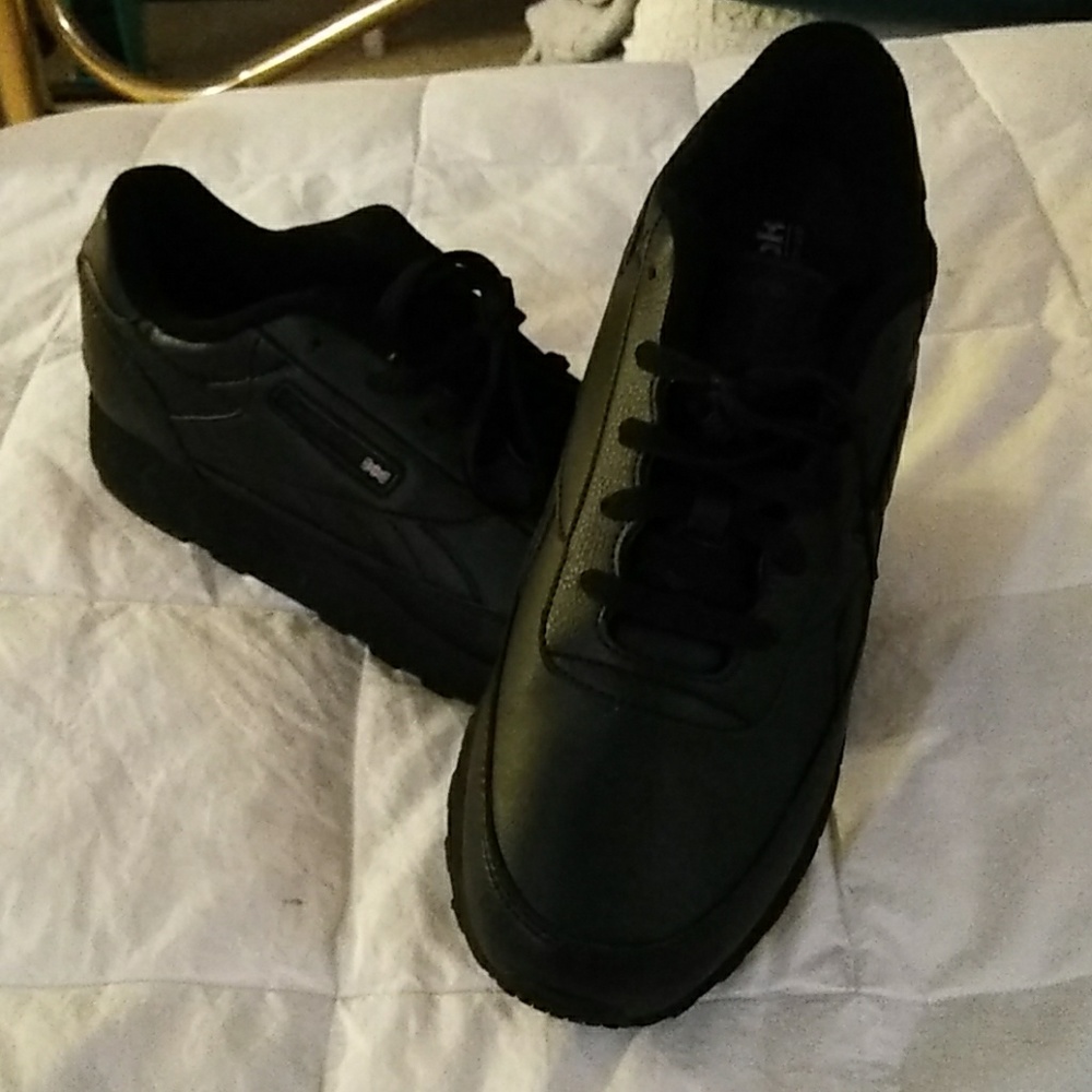 Women's Black Reeboks